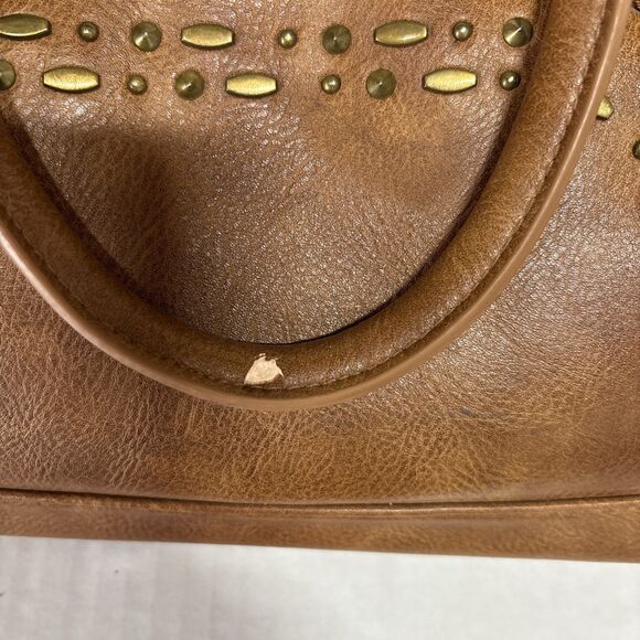 STEVE MADDEN Brown Vegan Satchel Bag - Picture 7 of 13